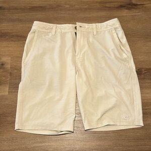 O'NEILL Men's Beige Hybrid Shorts - Water Resistant. Size 32